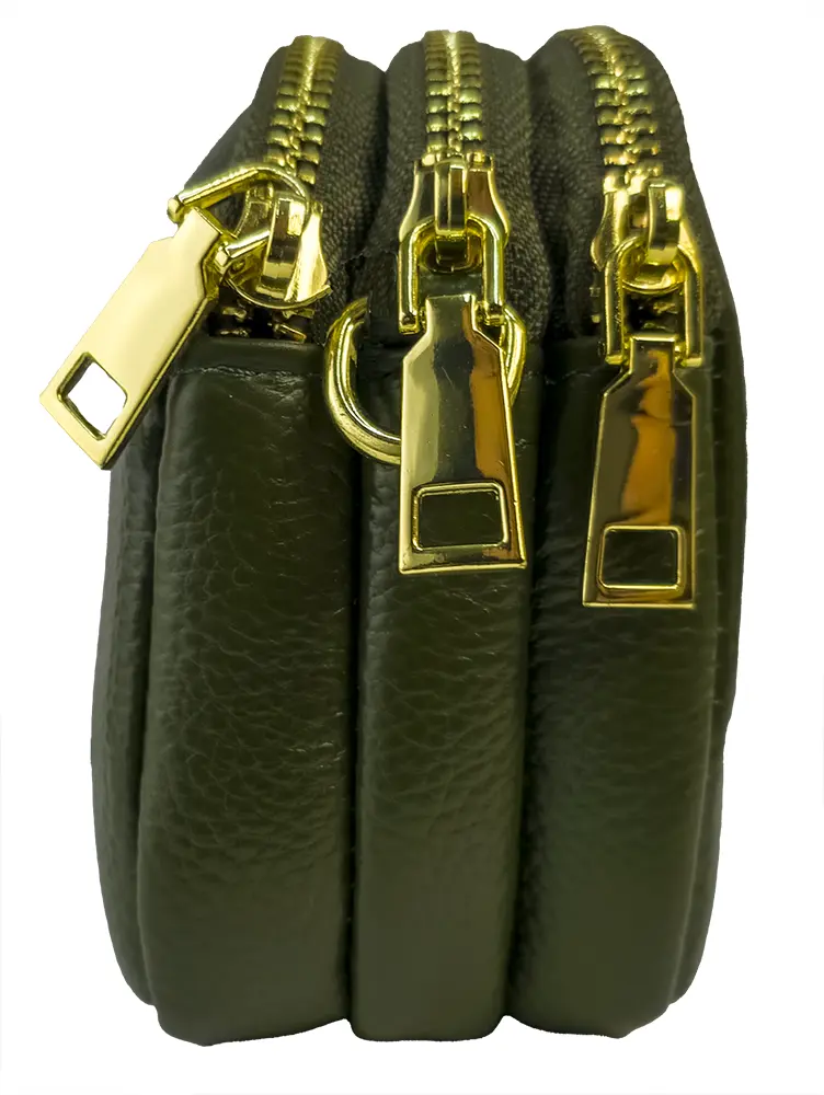 Strathurie Fashion Accessory Wholesaler Glasgow OLIVE GREEN LEATHER BEE 1189 - Image 2