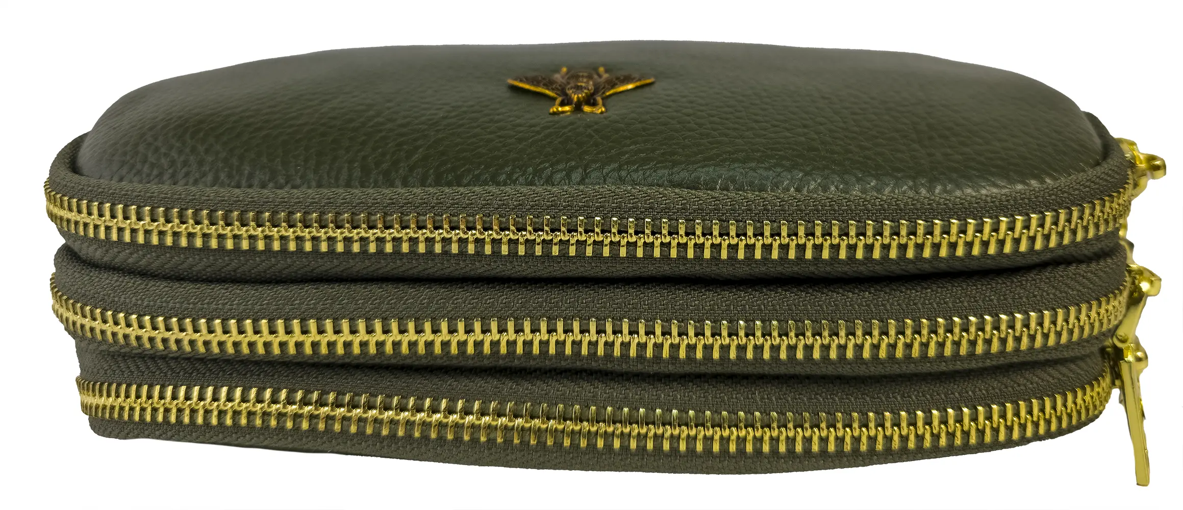 Strathurie Fashion Accessory Wholesaler Glasgow OLIVE GREEN LEATHER BEE 1189 - Image 4