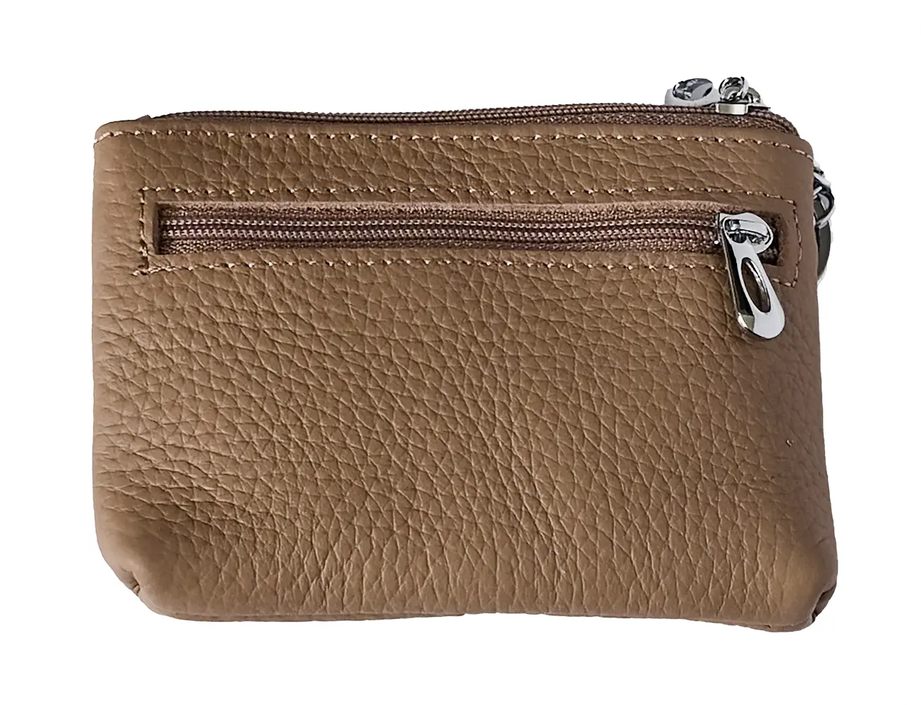 Strathurie Fashion Accessory Wholesaler Glasgow Leather Zipped Coin Purse Nude
