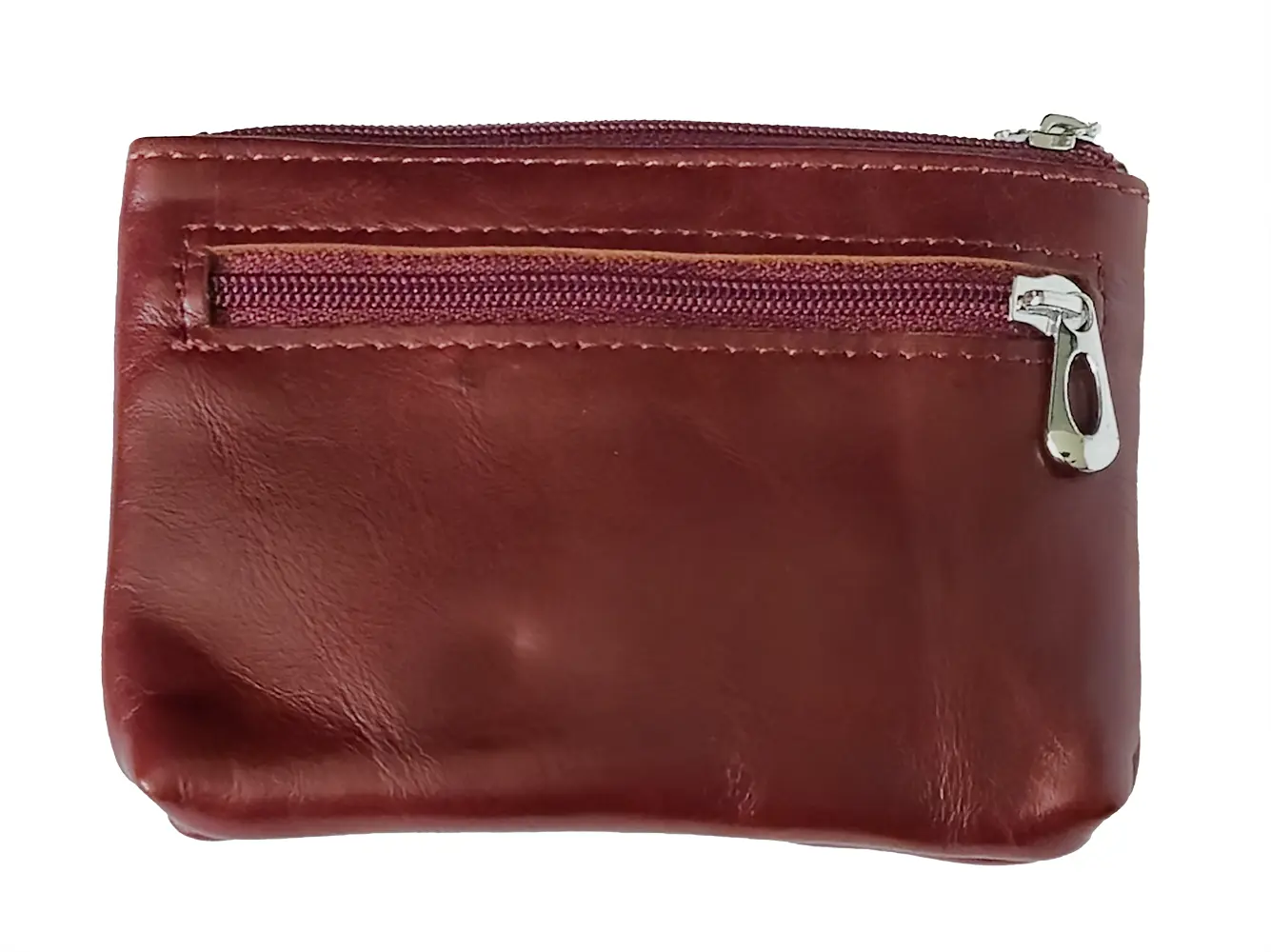 Strathurie Fashion Accessory Wholesaler Glasgow Leather Zipped Coin Purse Red