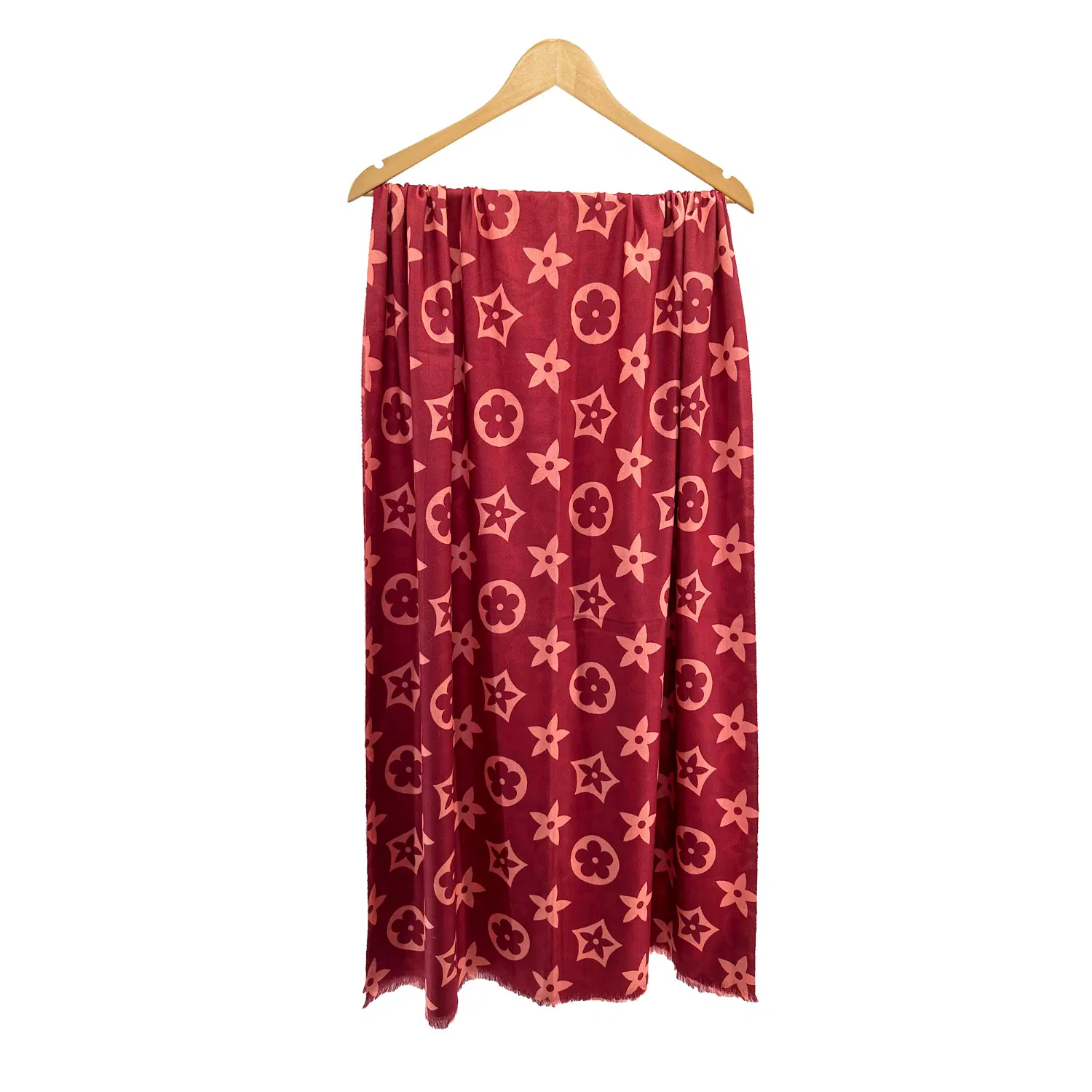 Strathurie Fashion Accessory Wholesaler Glasgow SF2411-125 Burgandy Scarf - Image 2