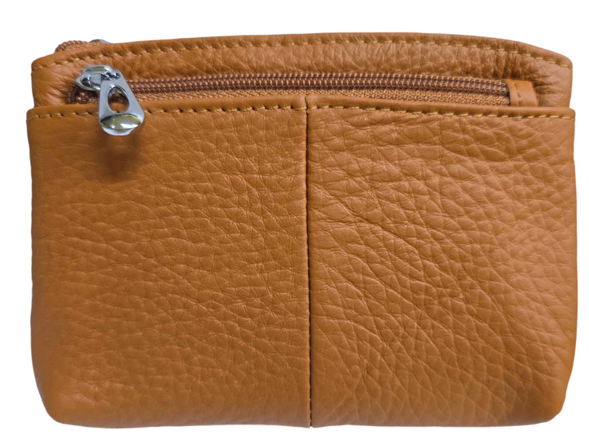 Strathurie Fashion Accessory Wholesaler Glasgow Leather Zipped Coin Purse Tan