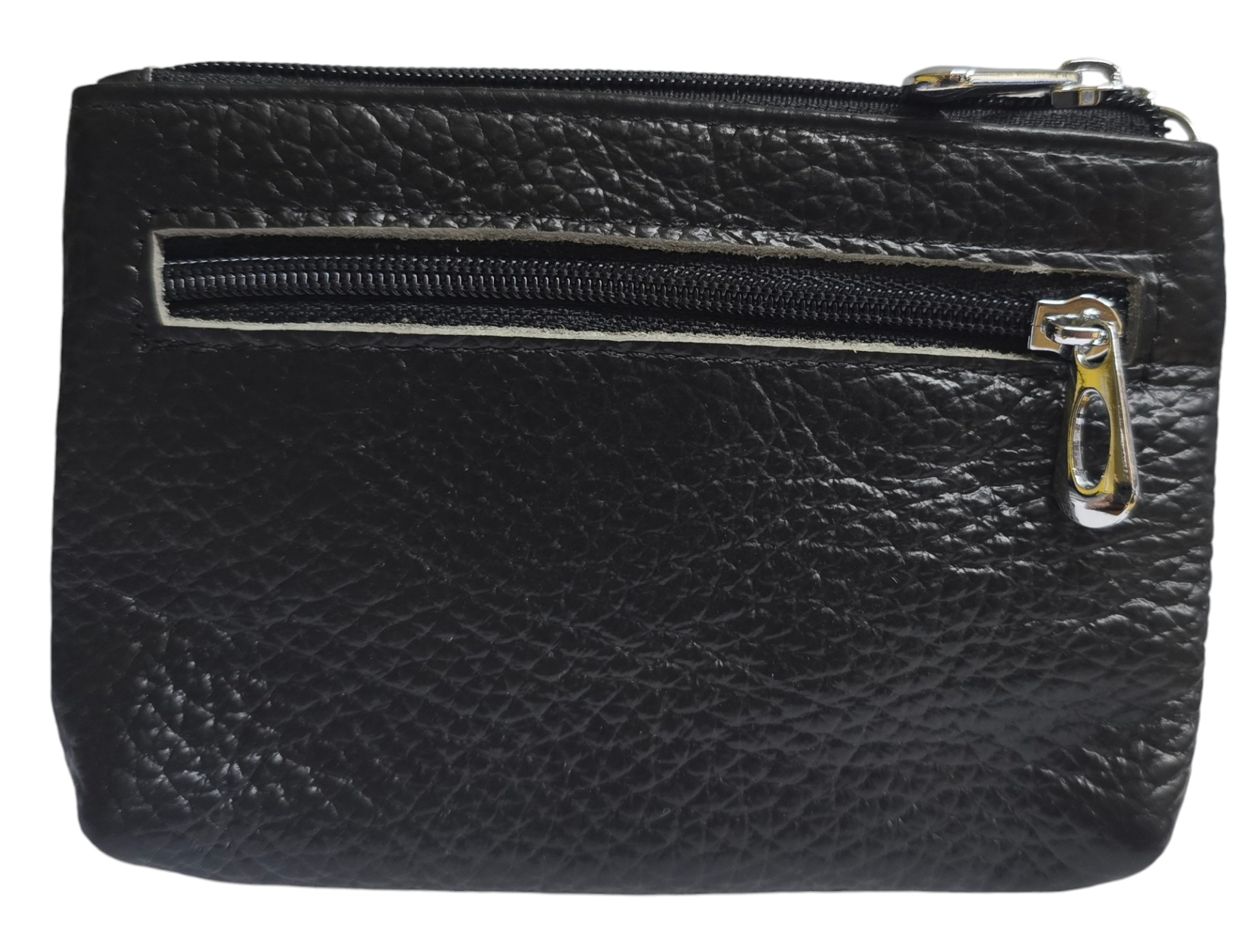 Strathurie Fashion Accessory Wholesaler Glasgow Leather Zipped Coin Purse Black