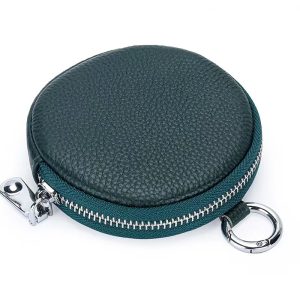 Strathurie Fashion Accessory Wholesaler Glasgow Leather Round Coin Purse Green