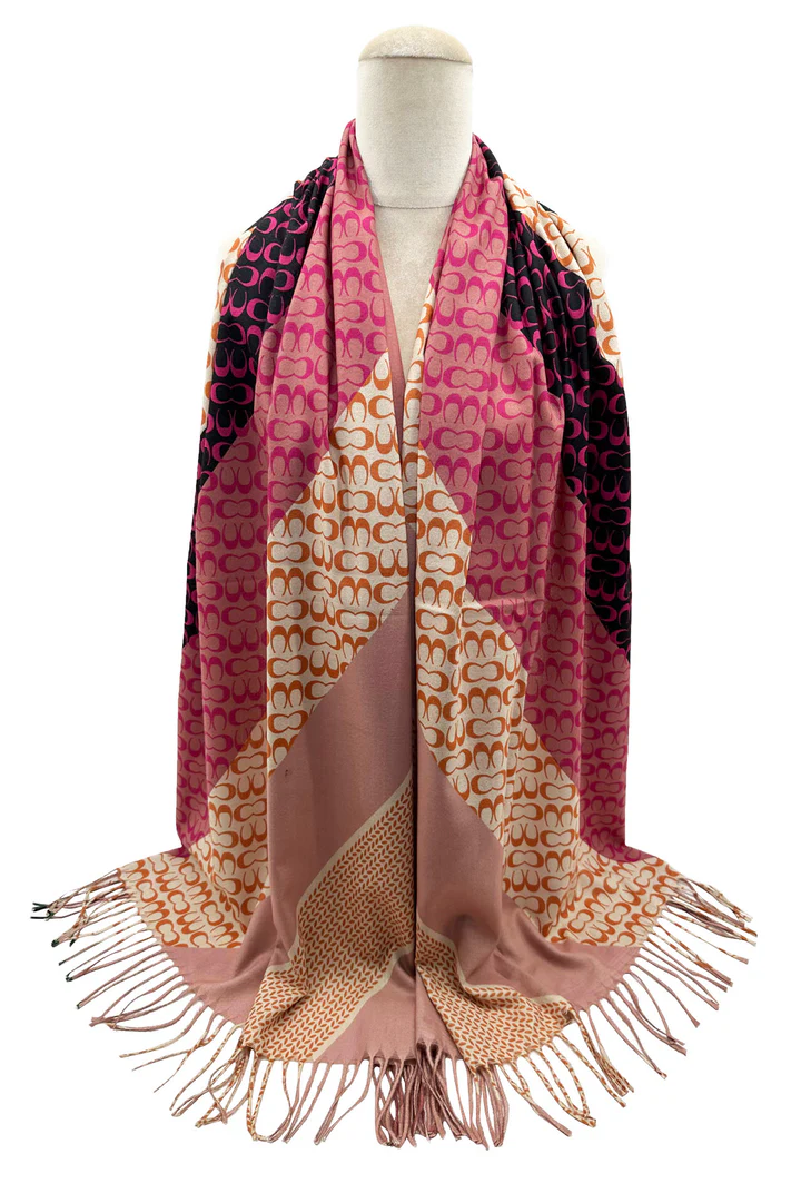 SF23105-913 Pink Scarf